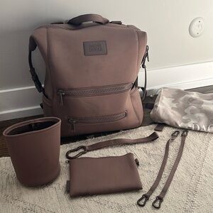 Dagne Dover Indi Diaper Bag/Backpack in Dune